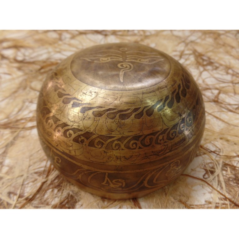 Bol tibétain Bouddha eye