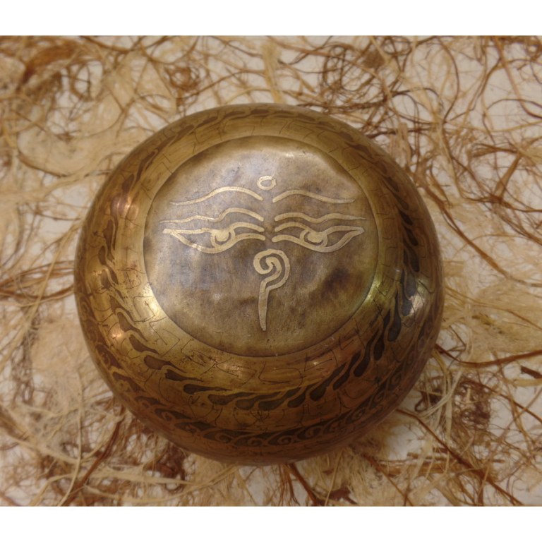 Bol tibétain Bouddha eye