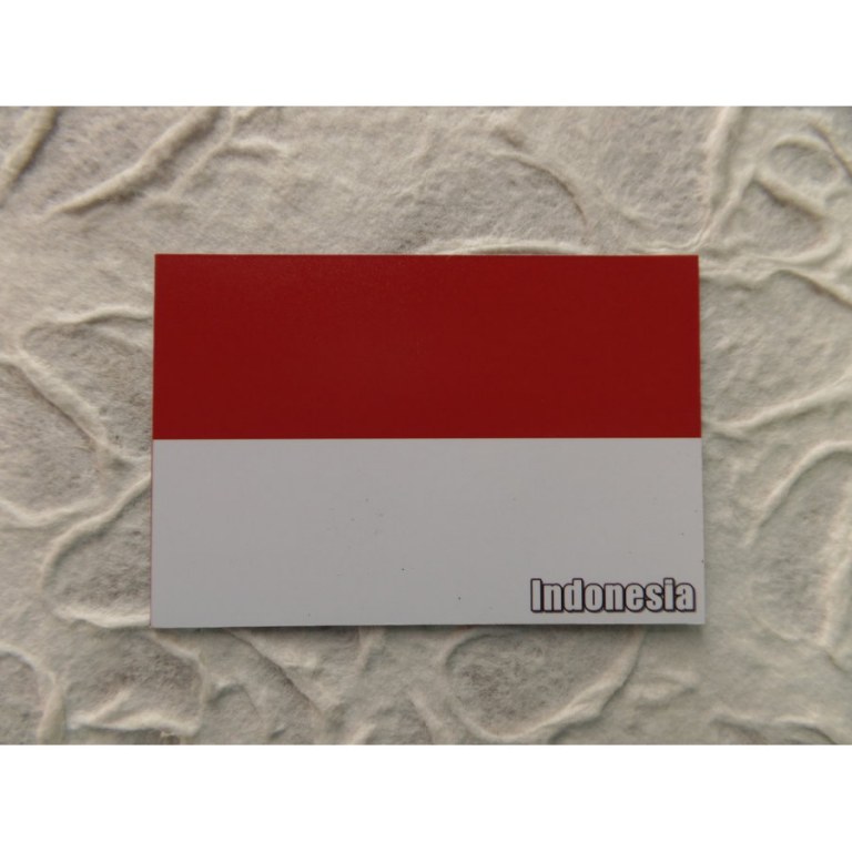 Aimant drapeau Indonésie