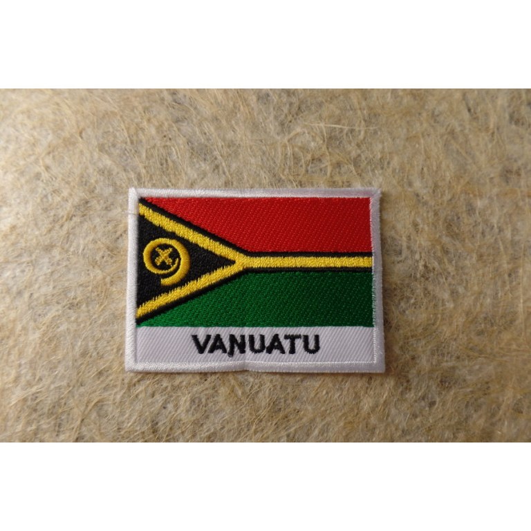 Ecusson drapeau Vanuatu