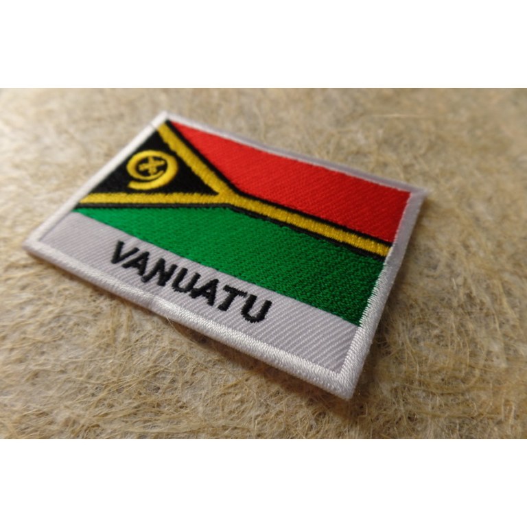 Ecusson drapeau Vanuatu
