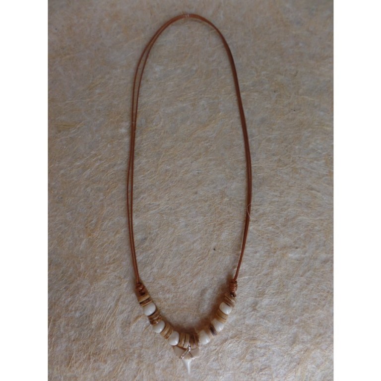 Collier Papara dent de requin mako 8