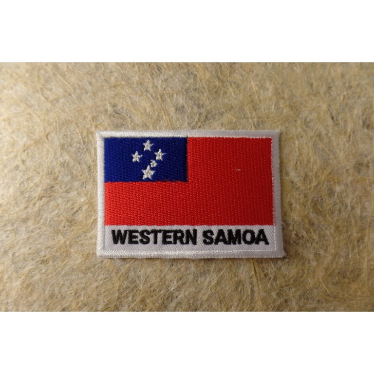 Ecusson drapeau Samoa