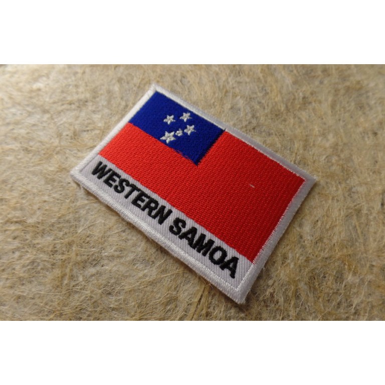 Ecusson drapeau Samoa