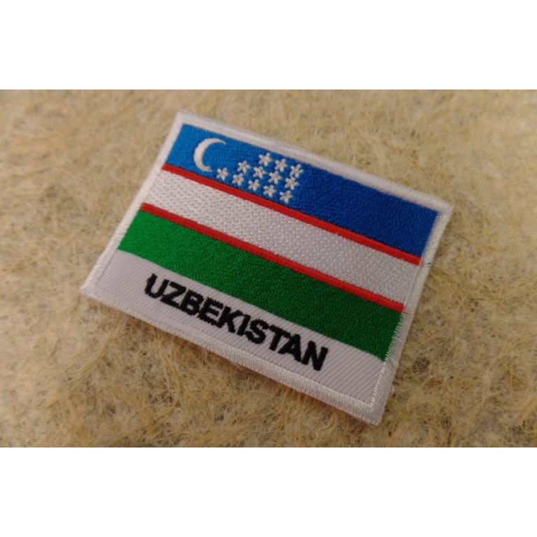 Ecusson drapeau Ouzbékistan