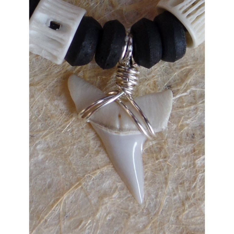 Collier Papara dent de requin mako 9