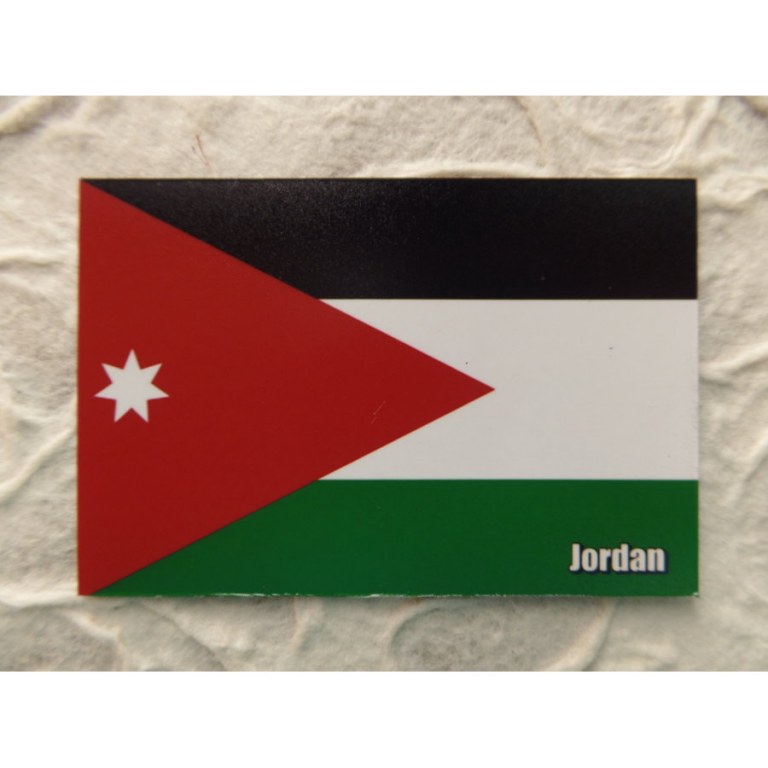 Aimant drapeau Jordanie
