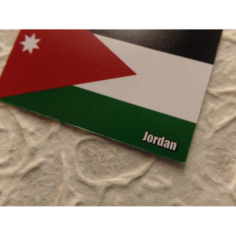 Aimant drapeau Jordanie