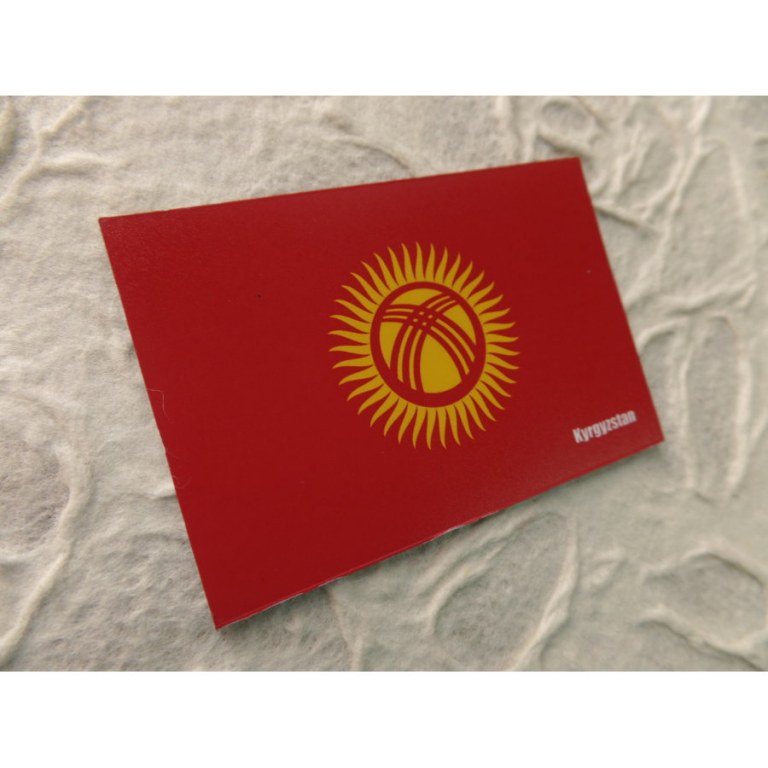 Aimant drapeau Kirghizistan