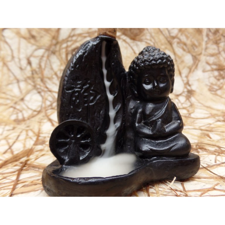 Fontaine à encens bébé Bouddha méditant
