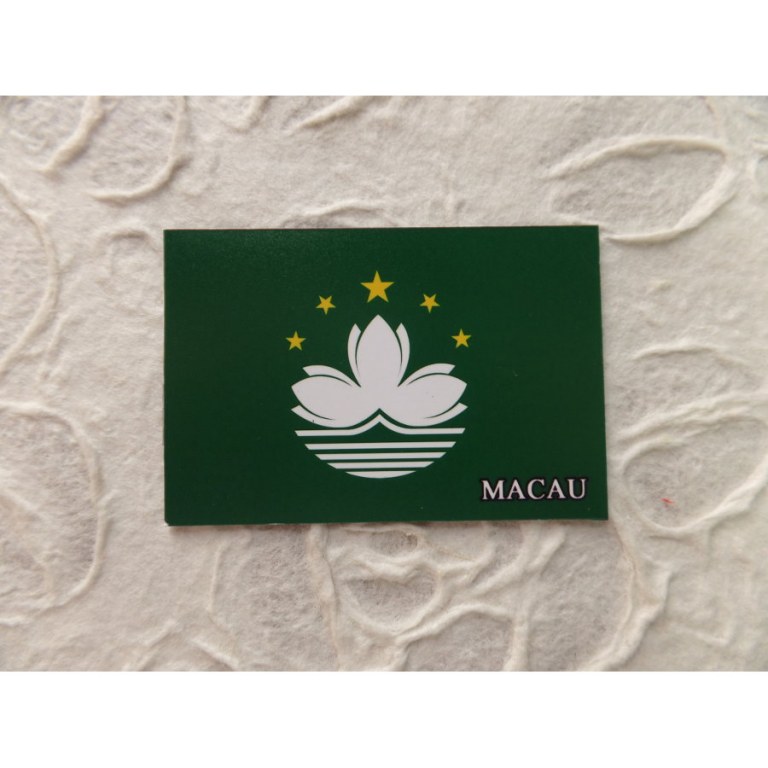 Aimant drapeau Macao