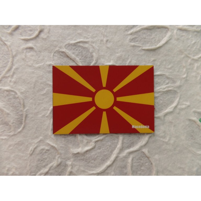 Aimant drapeau Macédoine