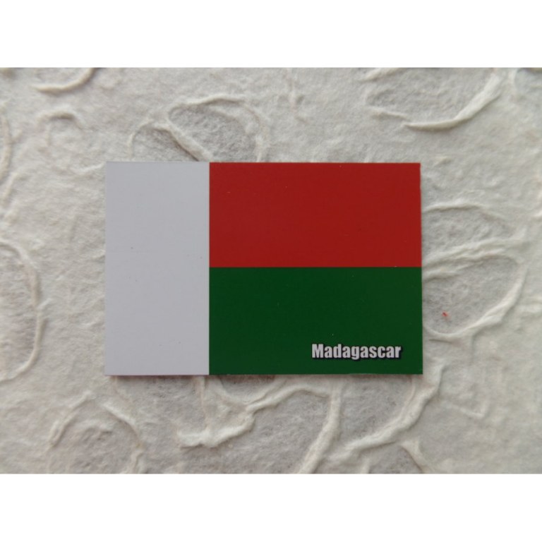 Aimant drapeau Madagascar