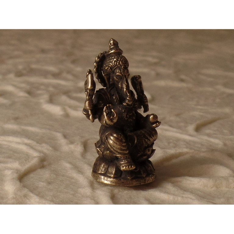 Miniature du dieu Ganesh jambe pliée