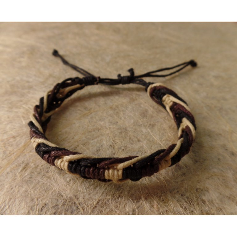 Bracelet bicolore macra