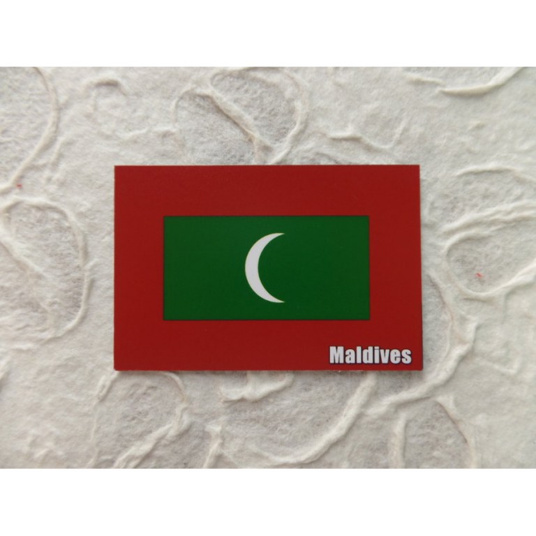 Aimant drapeau Maldives