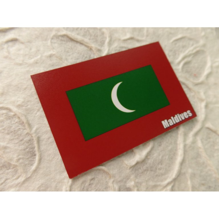 Aimant drapeau Maldives