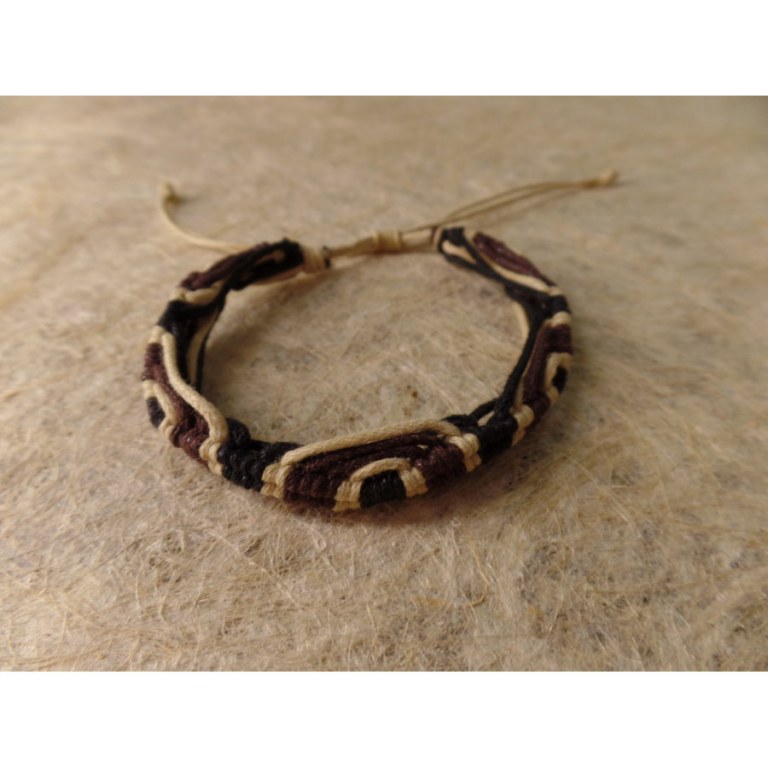 Bracelet bicolore wave