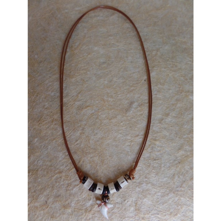 Collier Maraa dent de requin blanc 6