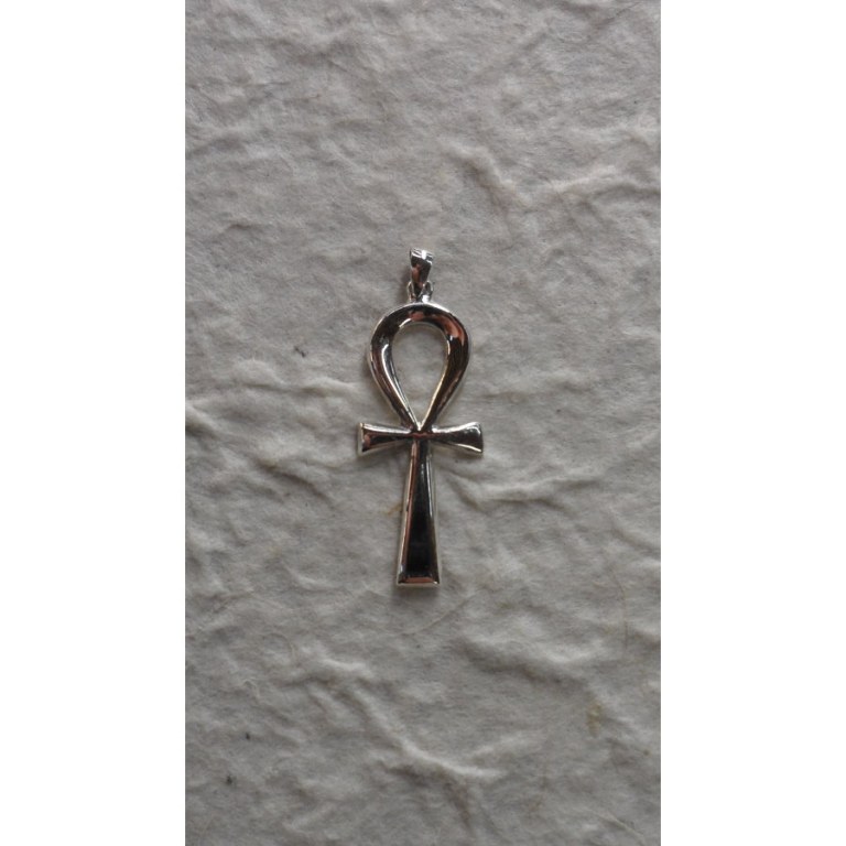 Pendentif argent croix de vie