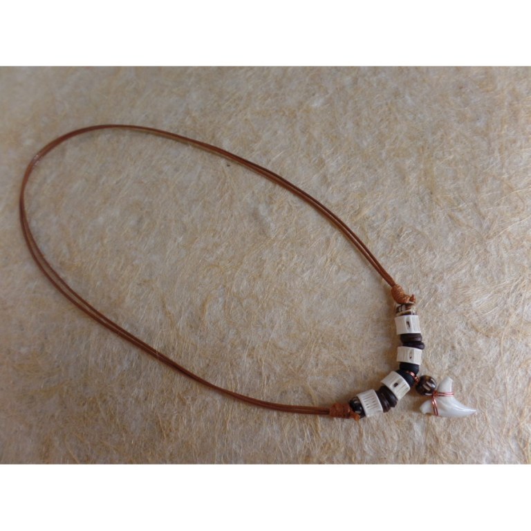 Collier Maraa dent de requin blanc 6