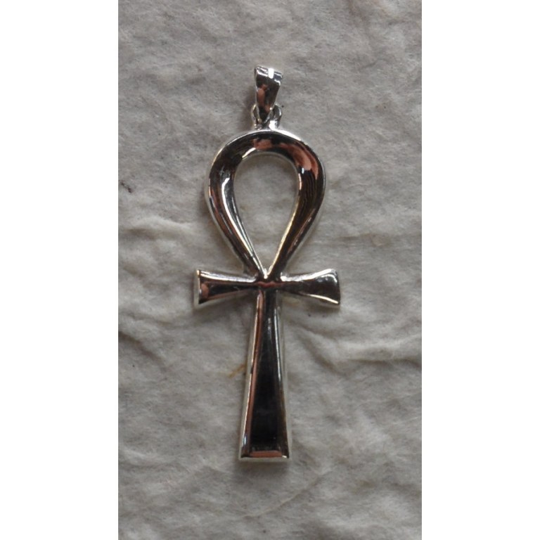 Pendentif argent croix de vie