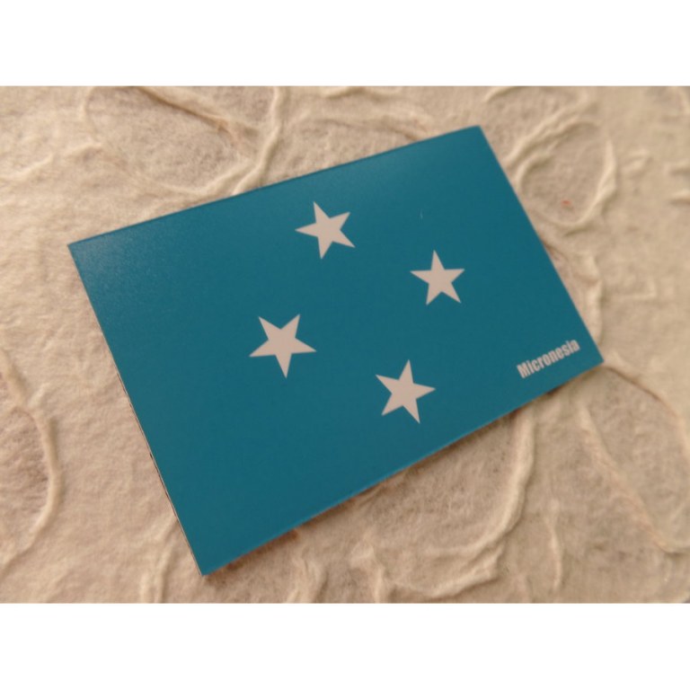 Aimant drapeau Micronésie