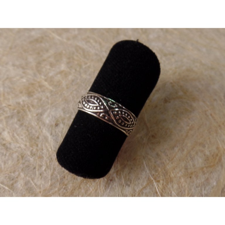 Bague orteil relief arabesque