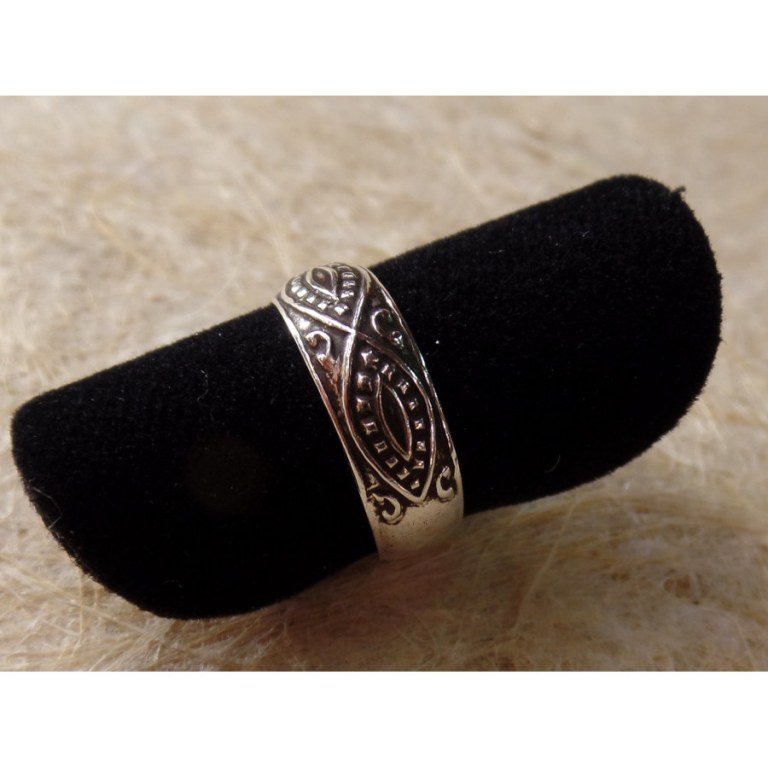 Bague orteil relief arabesque