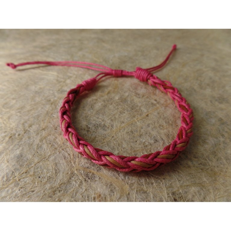 Bracelet rond Bogor rose