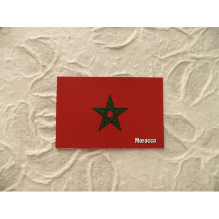 Aimant drapeau Maroc