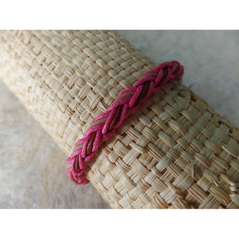 Bracelet rond Bogor rose