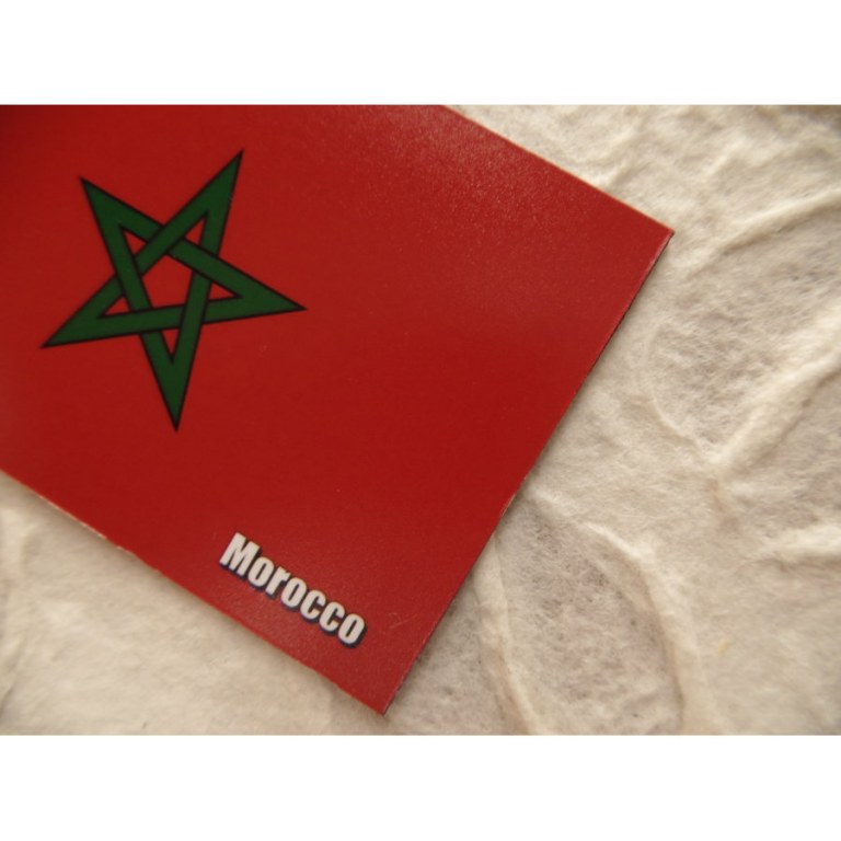 Aimant drapeau Maroc