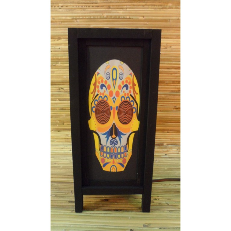 Lampe tête de mort Santa muerte 2