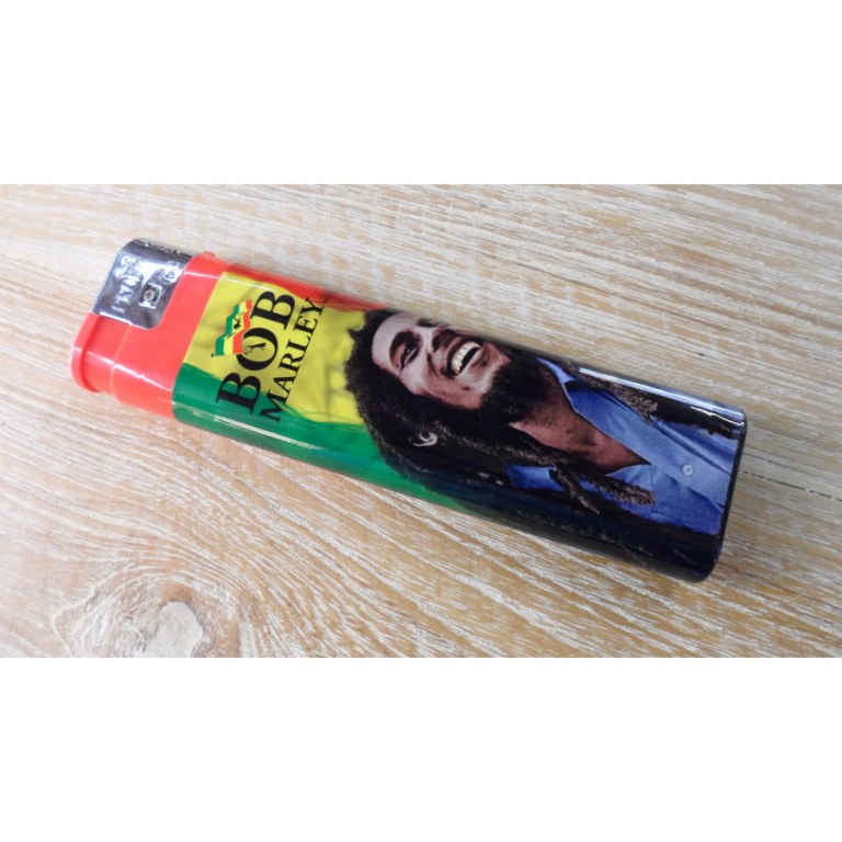 Briquet rouge grand format Bob Marley