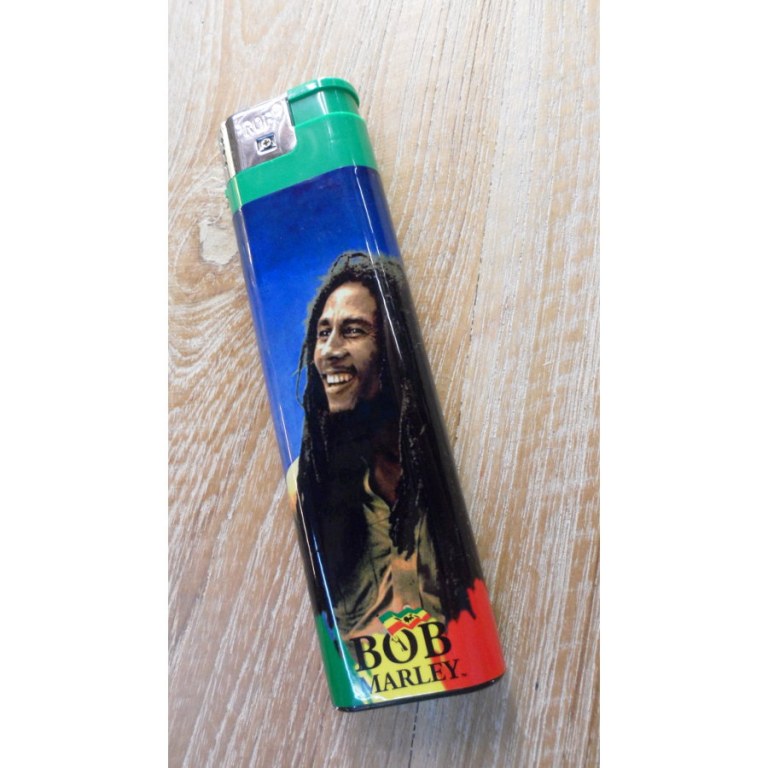 Briquet vert grand format Bob Marley