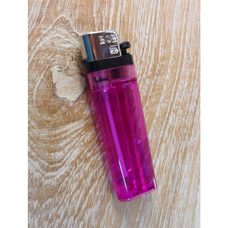 Briquet plastique rose