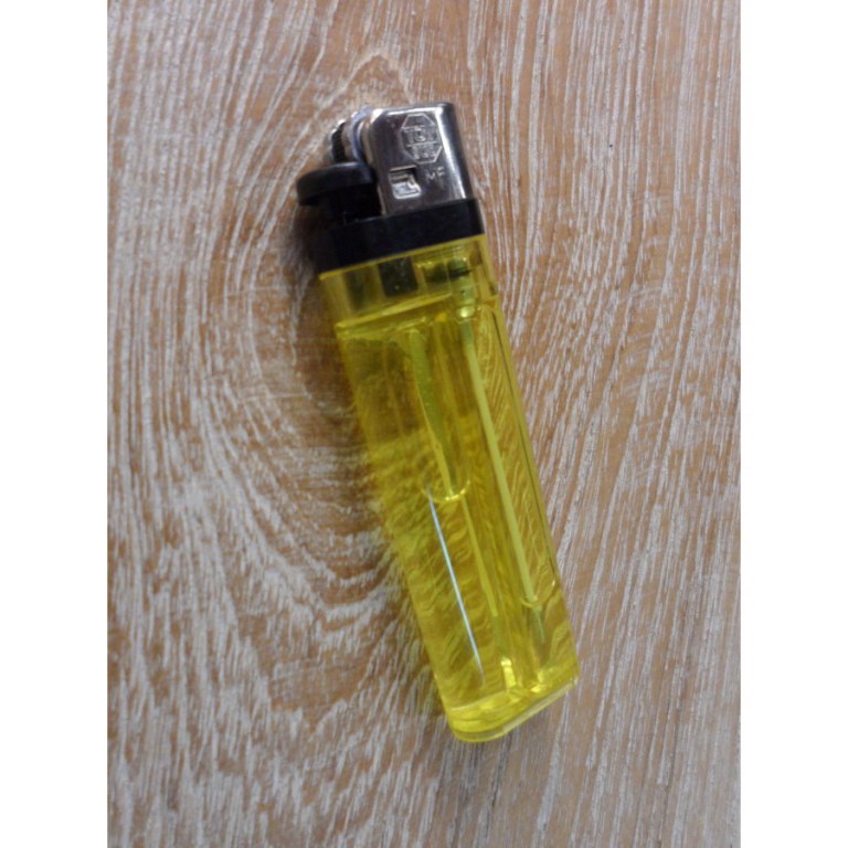 Briquet plastique jaune