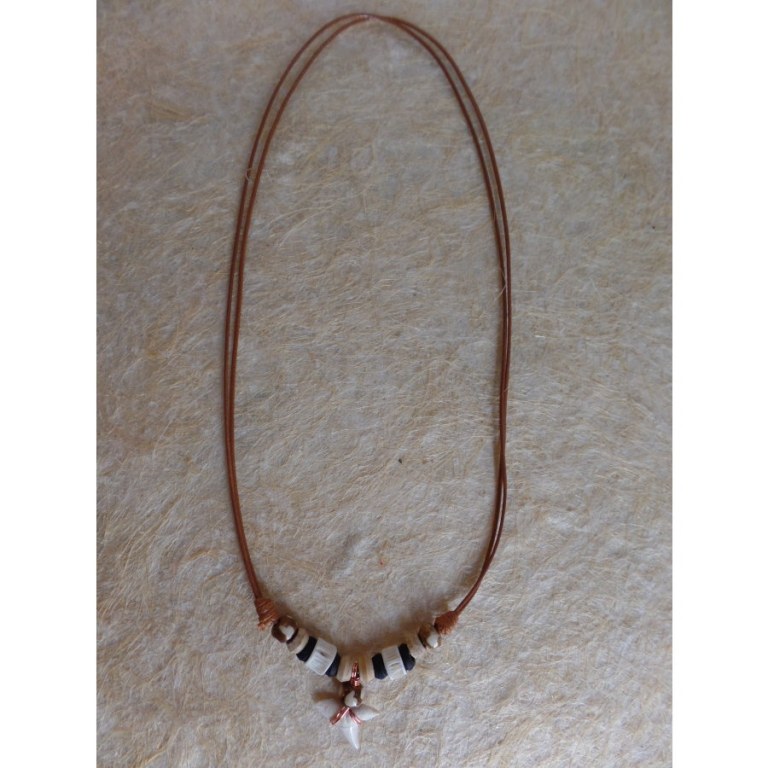 Collier Maraa dent de requin blanc 12