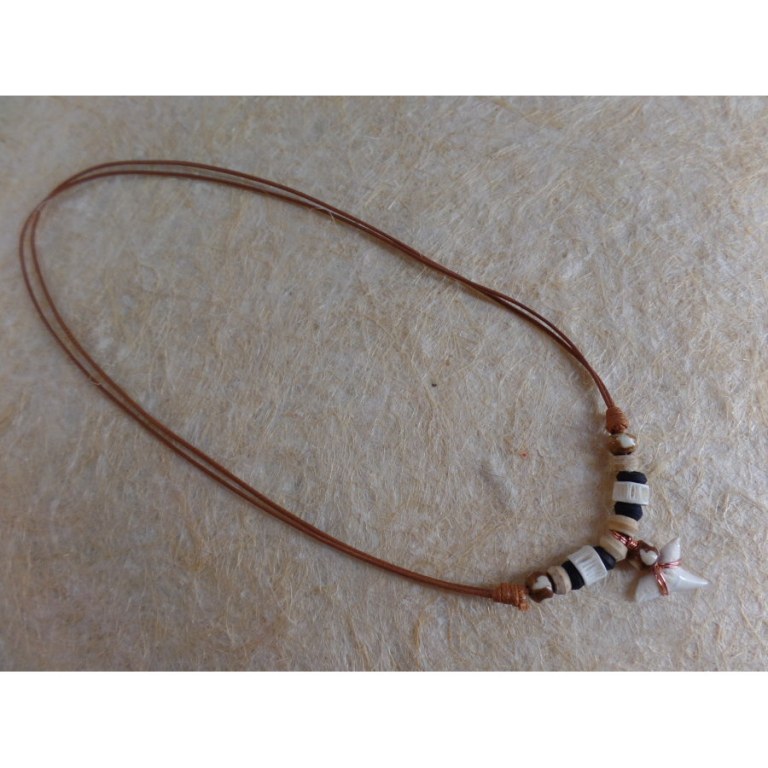 Collier Maraa dent de requin blanc 12