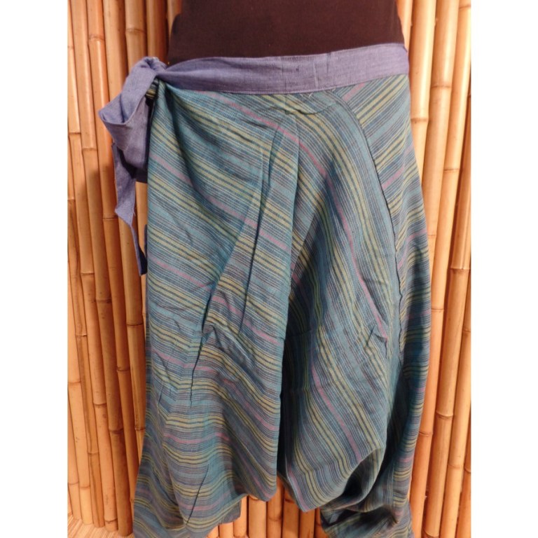 Pantalon sarouel Lumbini turquoise