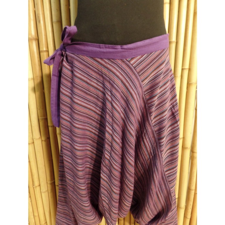 Pantalon sarouel Lumbini violet