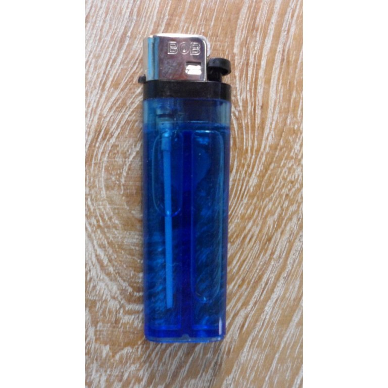 Briquet plastique bleu marine