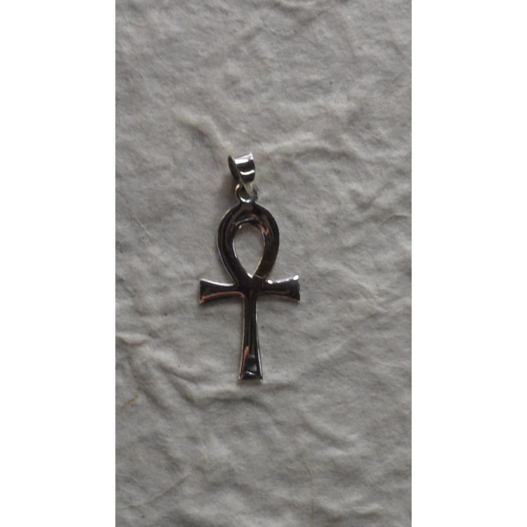 Petit pendentif argent croix égyptienne