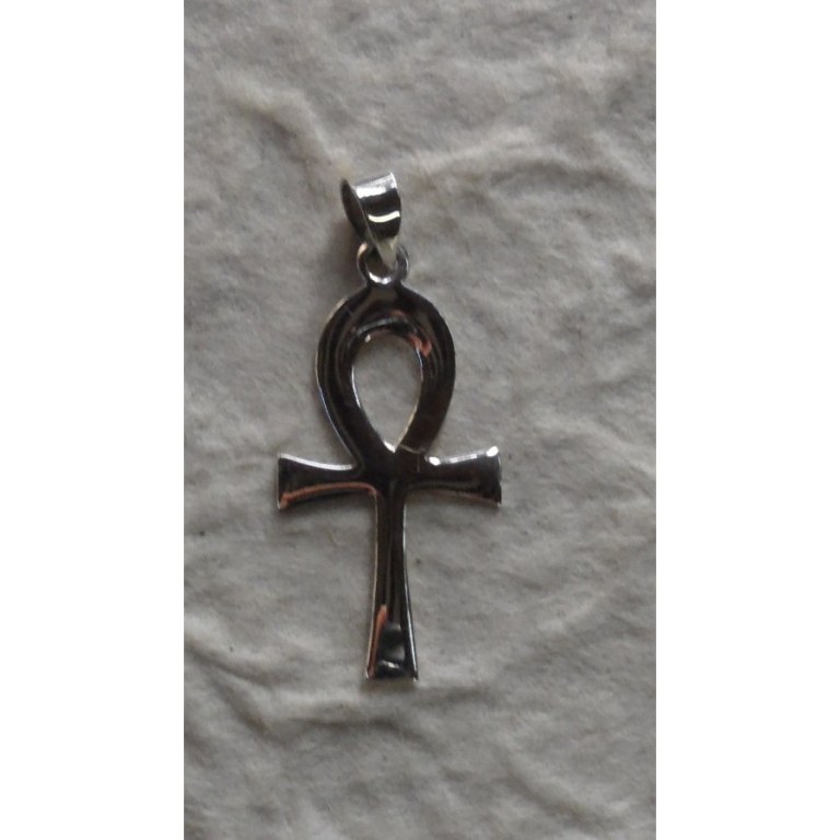 Petit pendentif argent croix égyptienne