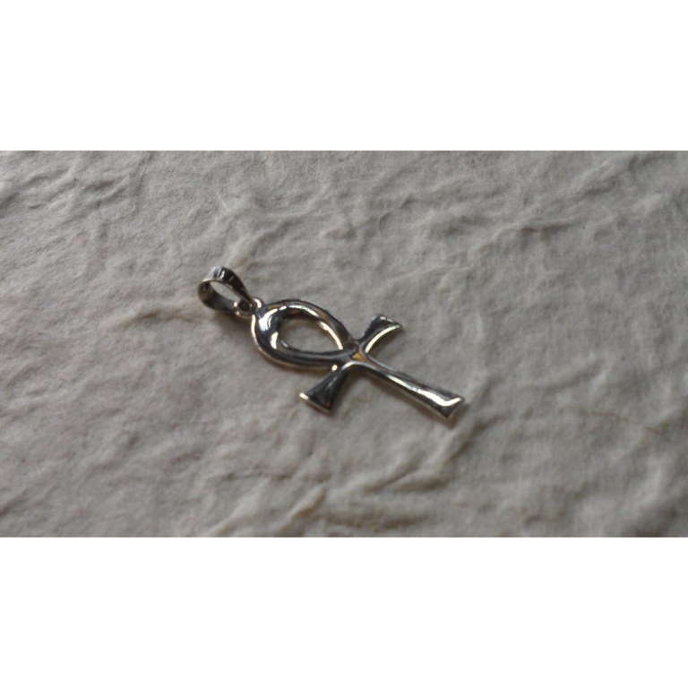 Petit pendentif argent croix égyptienne