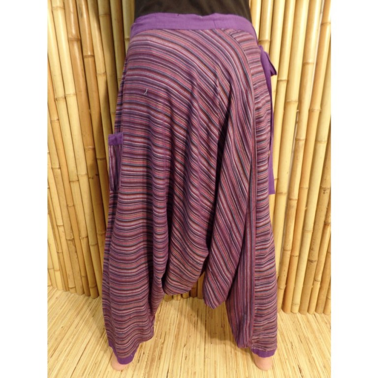 Pantalon sarouel Lumbini violet
