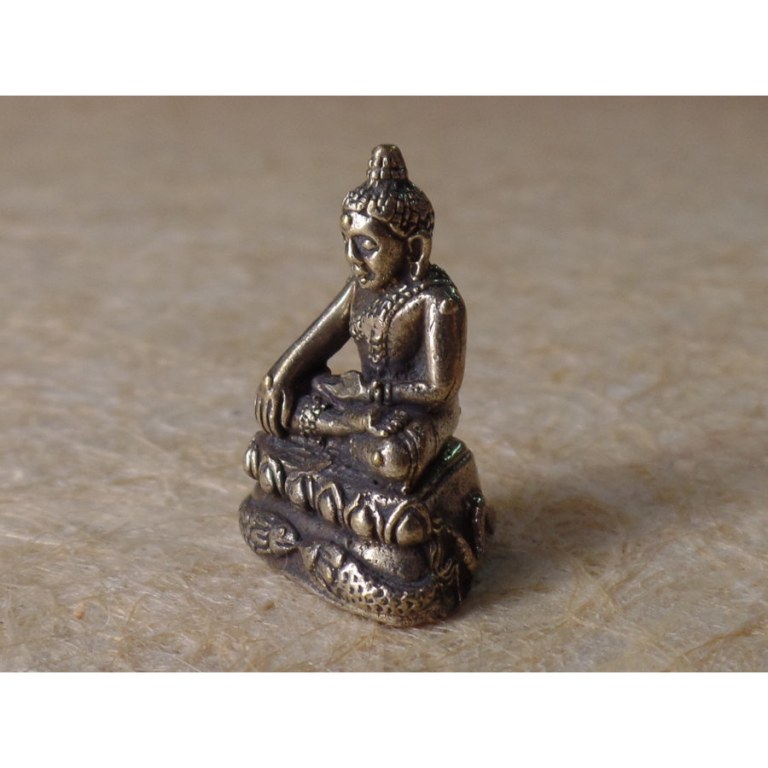 Bouddha prenant la terre à témoin gris