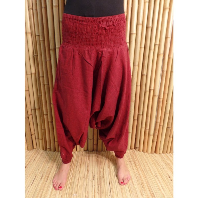 Pantalon Bagmati bordeaux