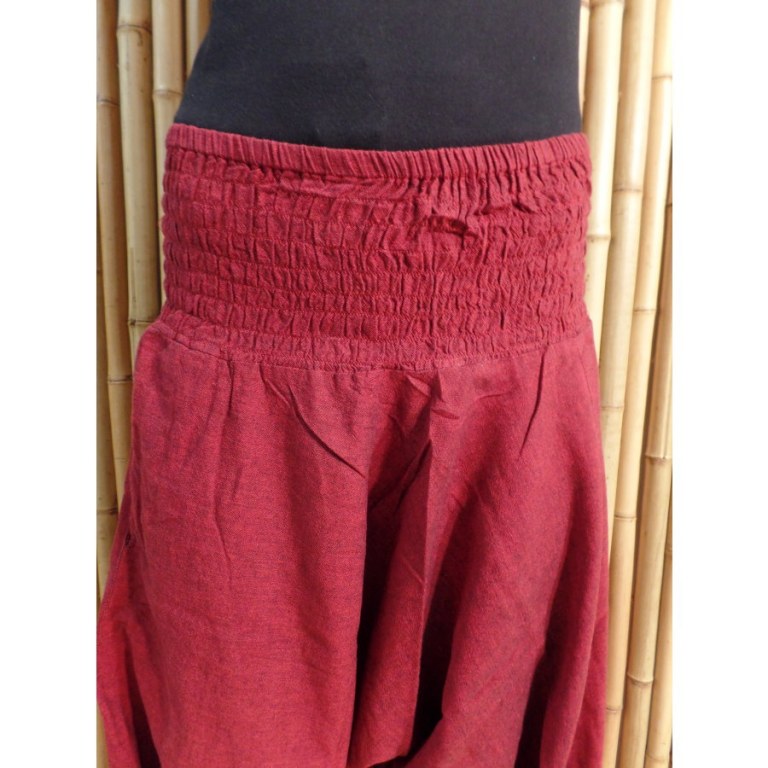 Pantalon Bagmati bordeaux